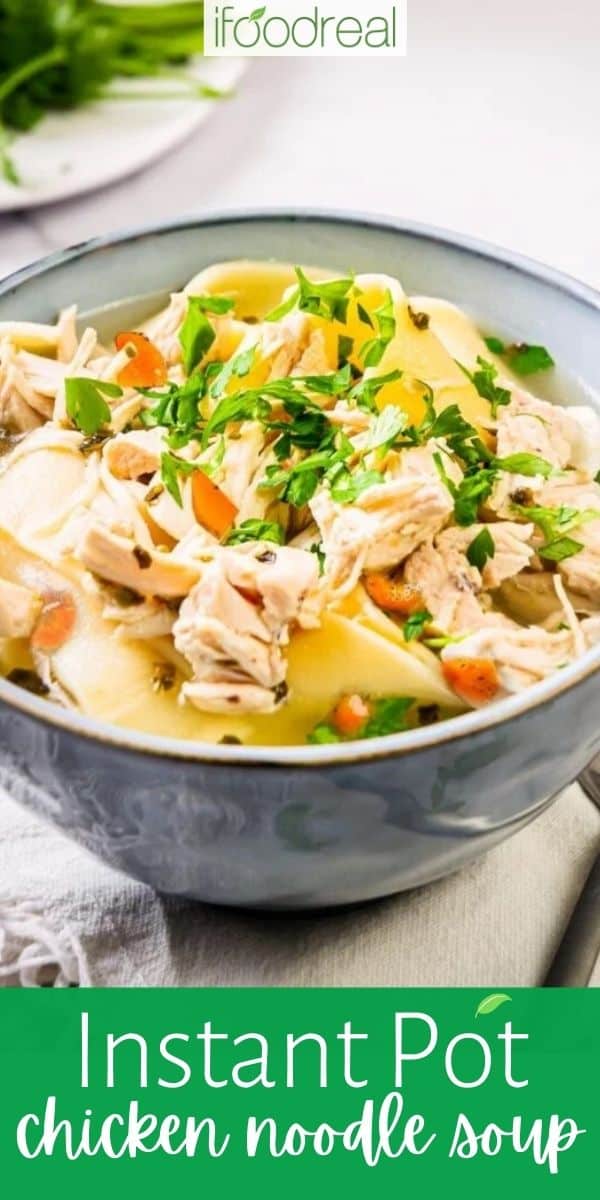 Instant Pot Chicken Noodle Soup Recipe Ifoodreal