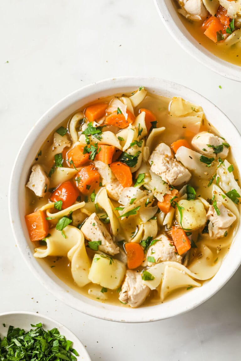 Chicken Noodle Vegetable Soup IFoodReal