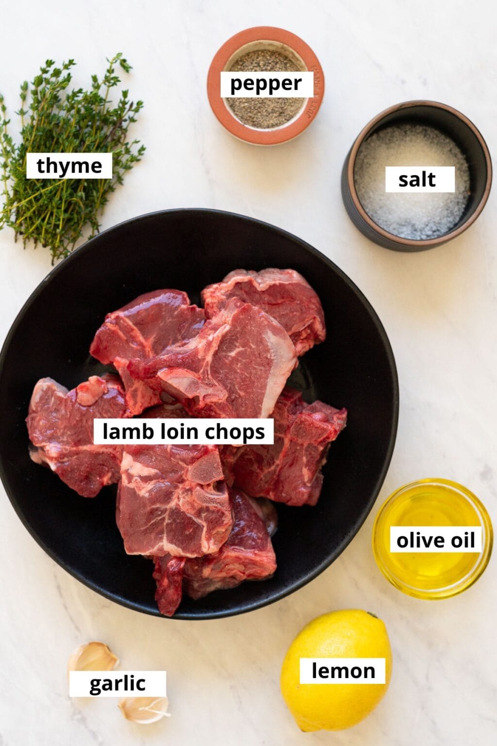 Lamb Loin Chops With Lemon And Thyme Ifoodreal