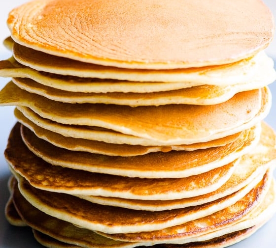 Peanut Butter Protein Pancakes - iFOODreal - Healthy Family Recipes