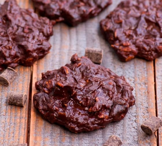 Healthy Double Chocolate Protein Cookies
