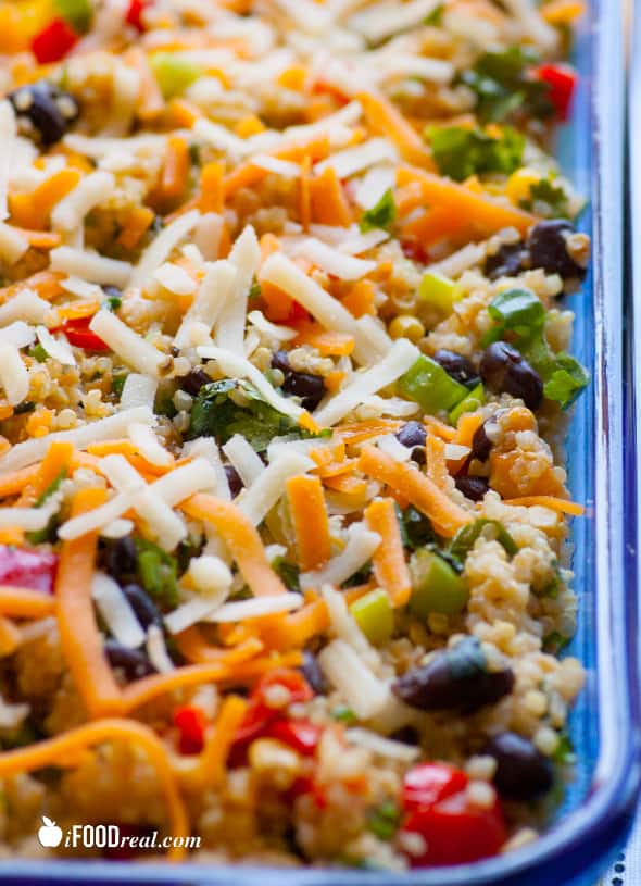 Black Bean Quinoa Casserole - IFOODreal - Healthy Family Recipes