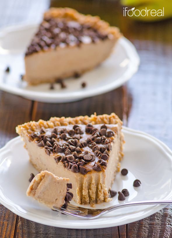 No Bake Peanut Butter Pie Ifoodreal Com