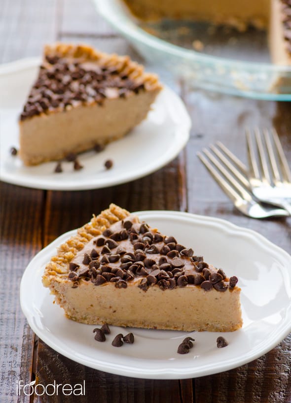 No Bake Peanut Butter Pie Ifoodreal Com