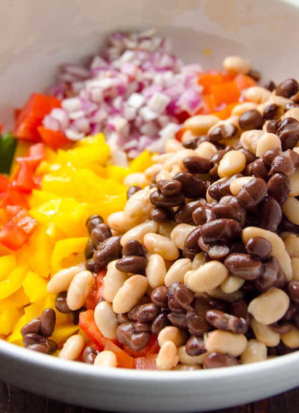 Mexican Bean Salad - iFOODreal - Healthy Family Recipes