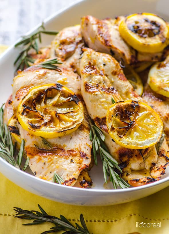 Grilled Lemon Rosemary Chicken