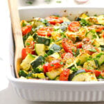 Zucchini Tomato Bake - iFOODreal.com