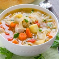 Chicken Noodle Vegetable Soup - iFOODreal