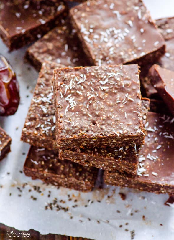 Superfood Chocolate Bars Close-up