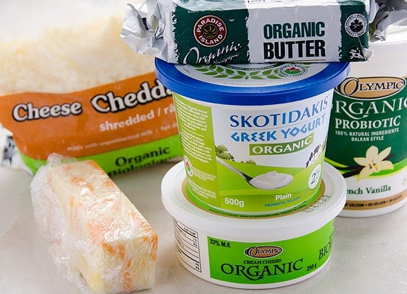 Organic dairy products