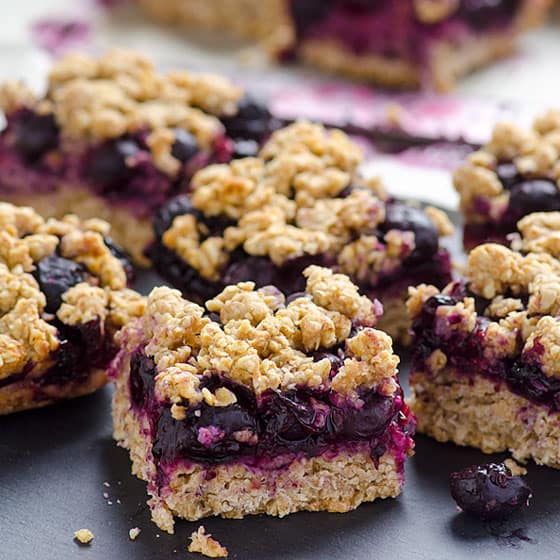 Blueberry Oatmeal Crumble Bars Ifoodreal