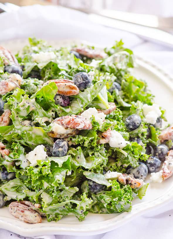 Kale Blueberry Salad