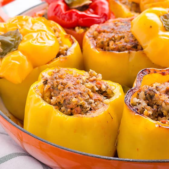 Chicken Stuffed Peppers Ifoodreal