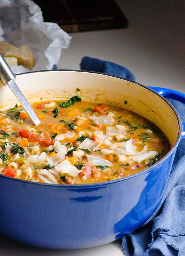 Hearty Minestrone Soup - iFOODreal