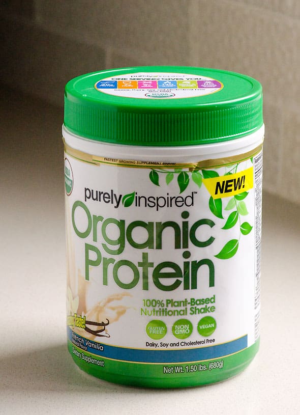 Container of protein powder- Organic Protein