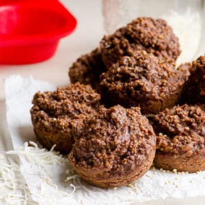 chocolate quinoa muffins