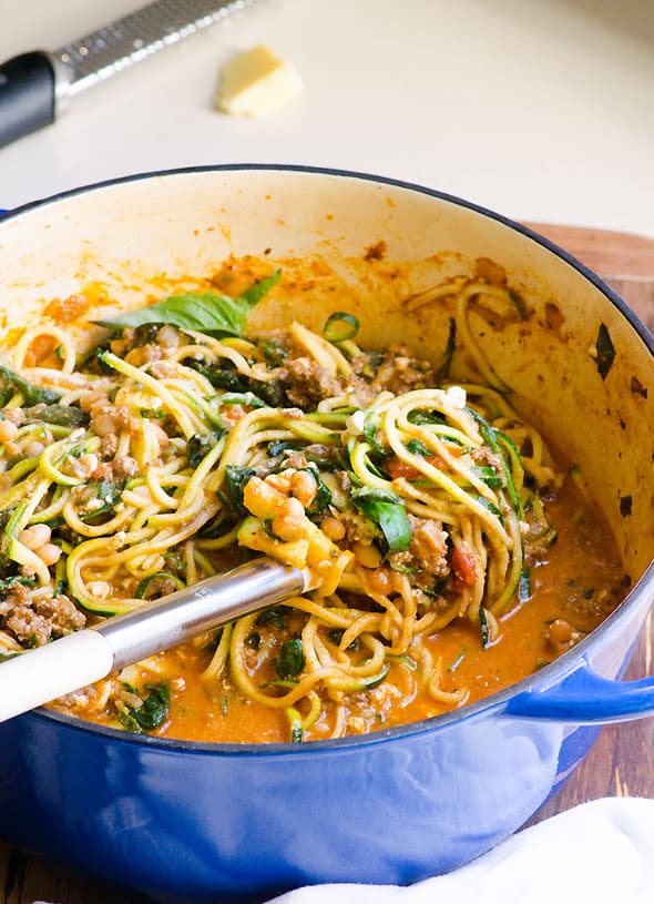 Stovetop Zucchini Noodles Lasagna Ifoodreal Healthy Family Recipes