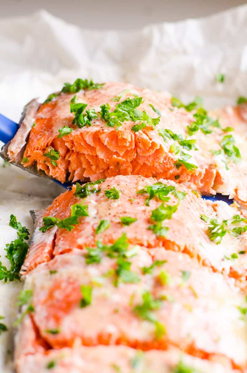 Easy Baked Salmon Recipe in Foil - iFOODreal - Healthy Family Recipes