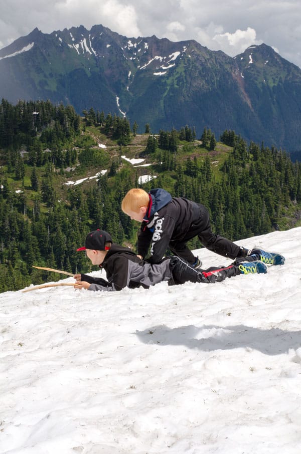 Hiking Artist Point at Mount Baker