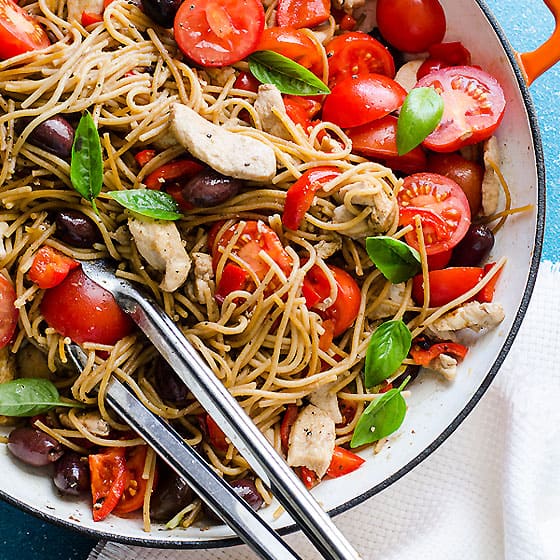 Chicken and Whole Wheat Spaghetti Recipe 