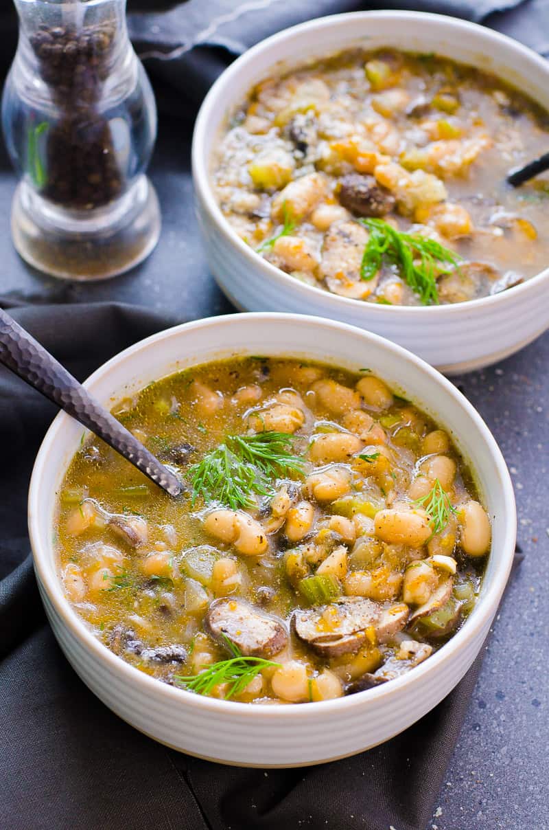 Bean Mushroom Soup
