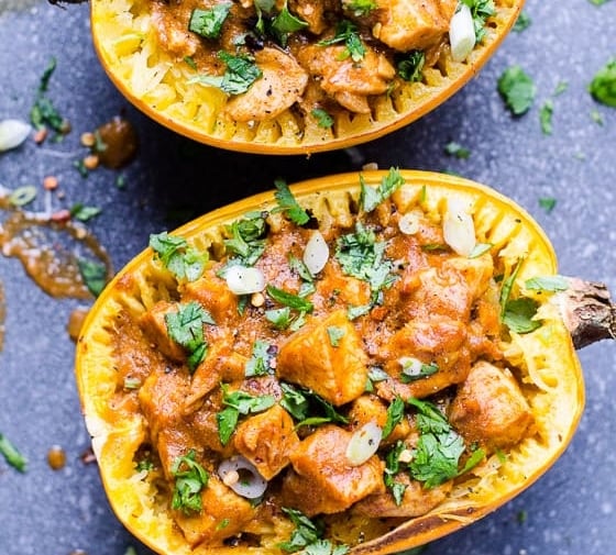 fg-butter-chicken-spaghetti-squash-boats-recipe Butter Chicken Spaghetti Squash Boats