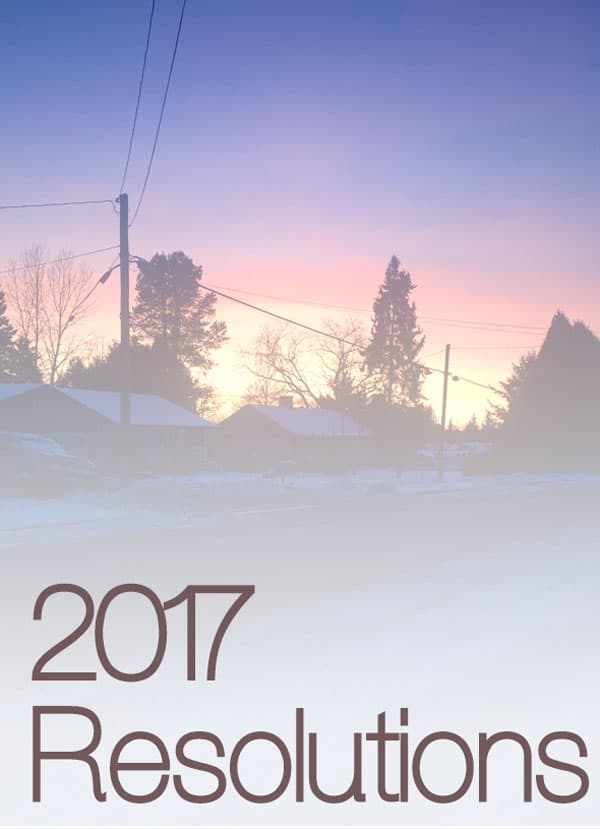 2017 Resolutions