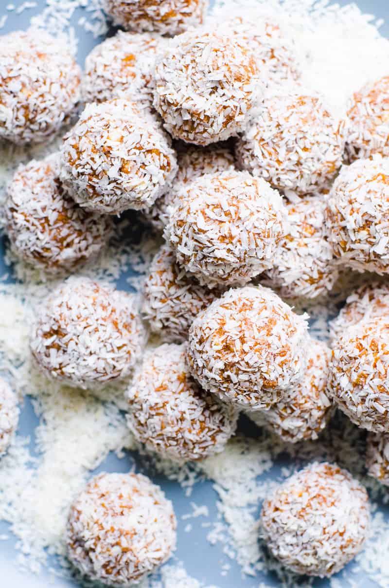 Homemade Coconut Protein Balls IFOODreal Healthy Family Recipes