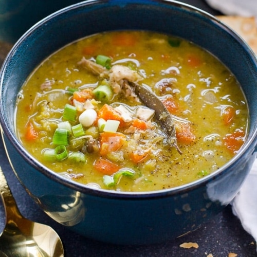 Hearty Instant Pot Split Pea Soup - Green Healthy Cooking