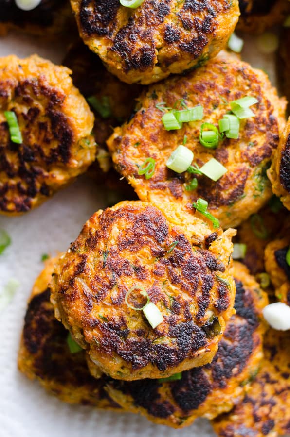 Canned Salmon Cakes - iFOODreal - Healthy Family Recipes