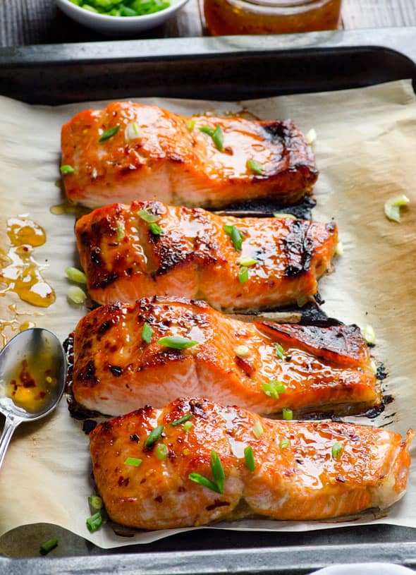 Thai Broiled Salmon (Video) - iFOODreal