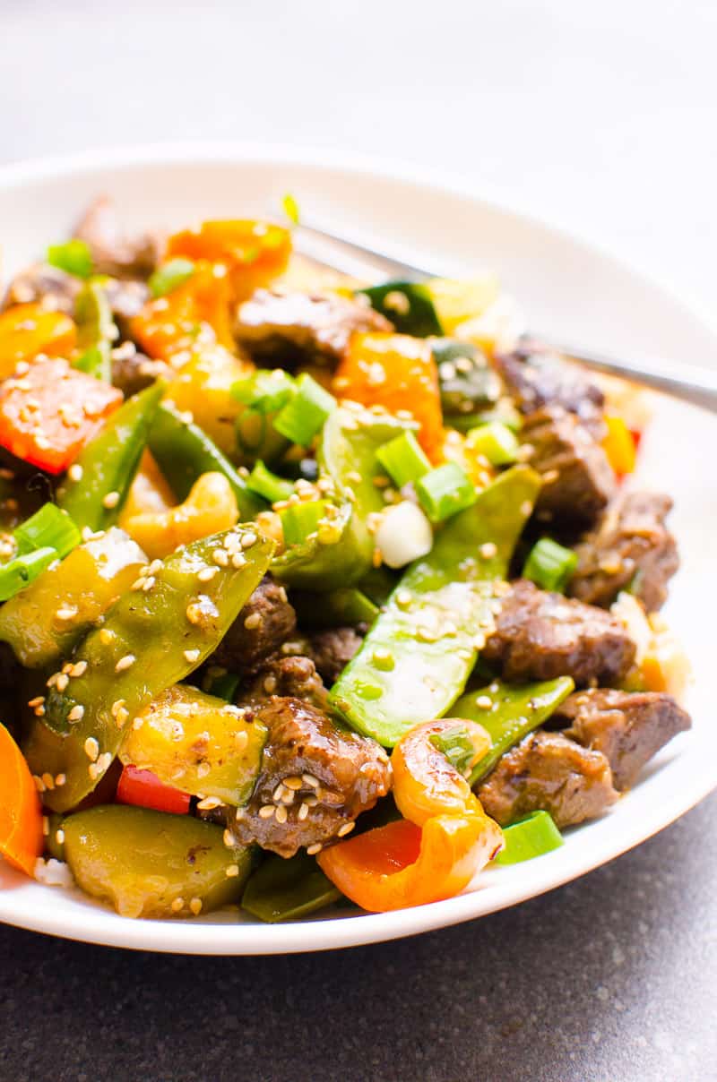 Healthy Beef Stir Fry with 5 Star Reviews  iFOODreal  Healthy Family Recipes