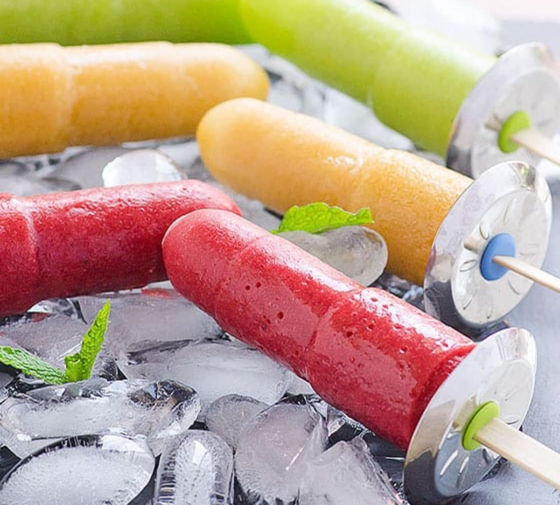 Healthy Homemade Popsicles with Real Fruit