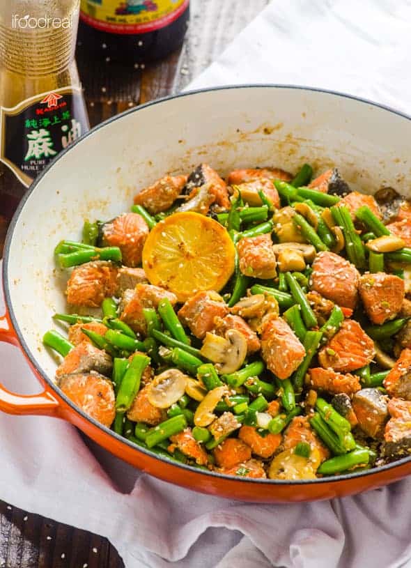 Salmon Stir Fry - IFOODreal - Healthy Family Recipes