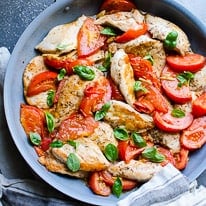 Chicken Breast with Tomatoes and Garlic