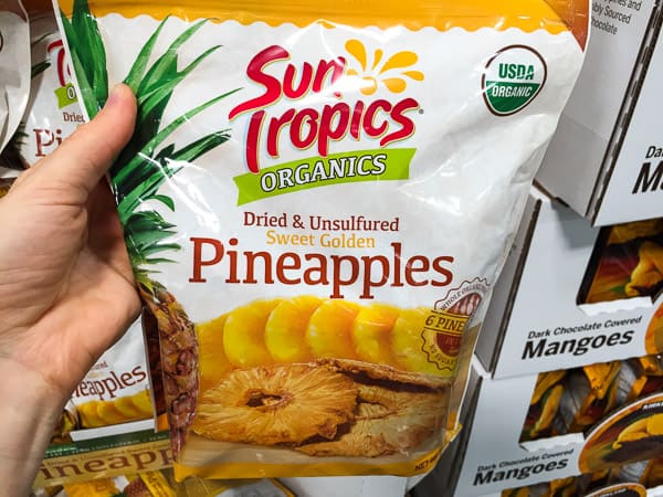 dried pineapples