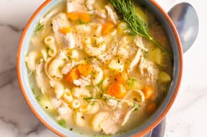 Chicken Noodle Soup {Only 40 Minutes!} - iFOODreal.com