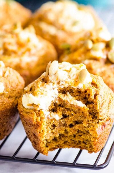 Healthy Pumpkin Muffins - iFoodReal.com