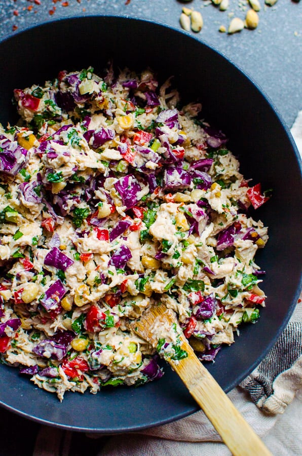 Thai Chicken Salad - iFOODreal.com