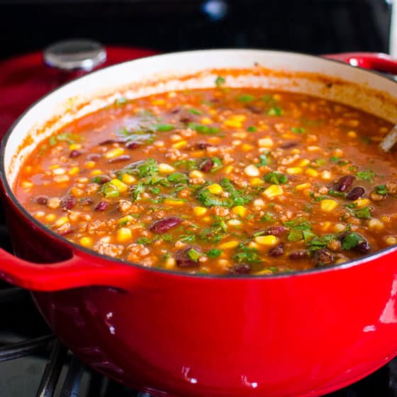 Ground Turkey Taco Soup Ifoodreal Com