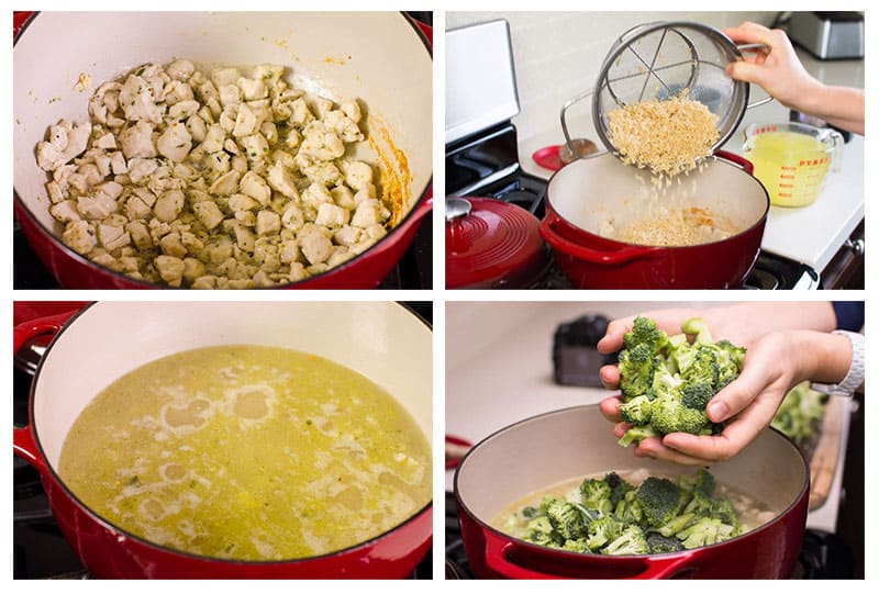 how to make Healthy Chicken and Rice Casserole step by step