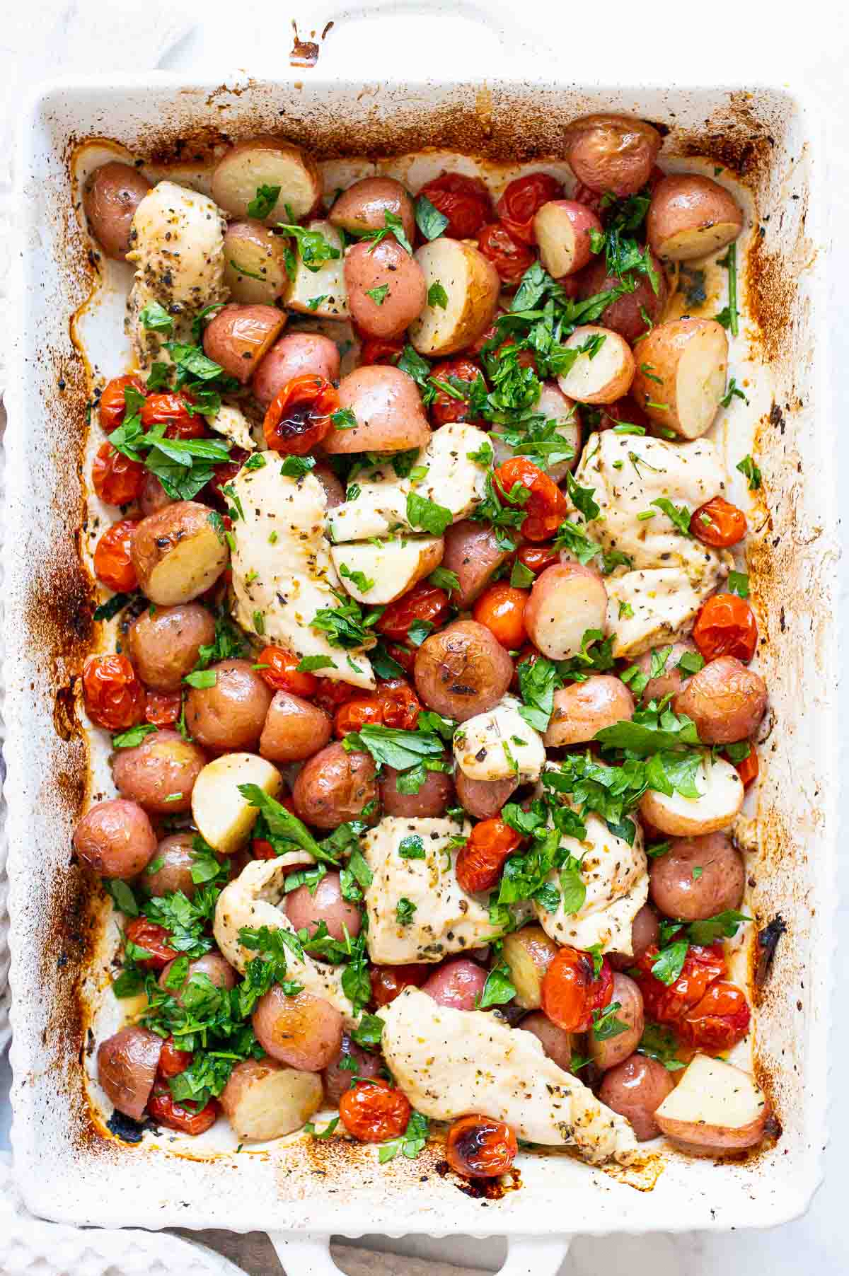 One Pan Chicken and Potatoes