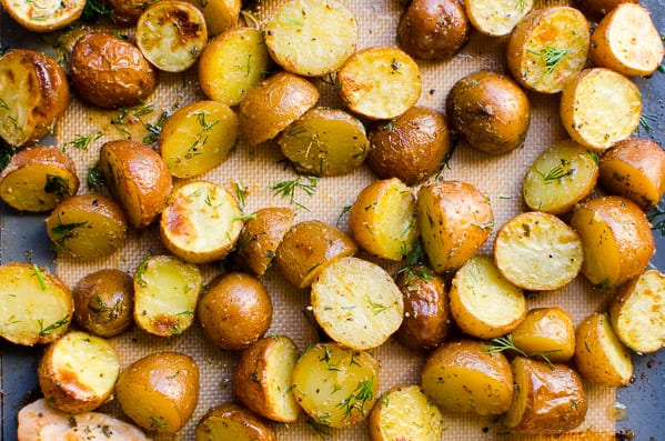 crispy one pan chicken and potatoes