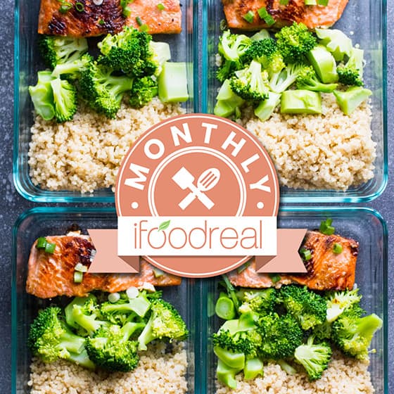 Healthy Meal Prep February + Giveaway - iFOODreal - Healthy Family Recipes