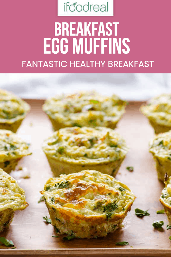 Breakfast Egg Muffins - iFOODreal.com