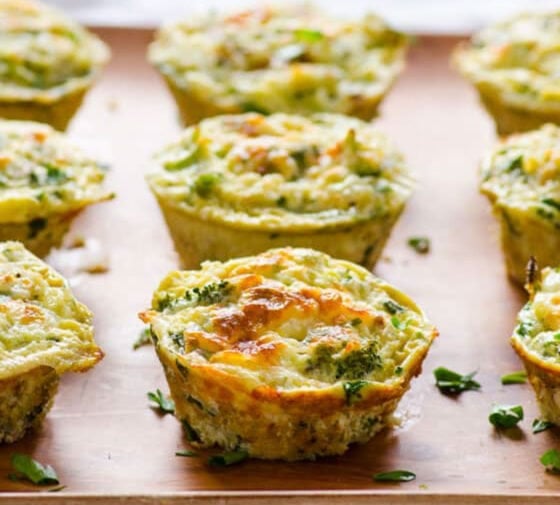 Broccoli Cheese Egg Muffins