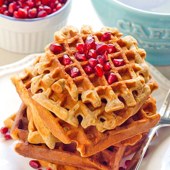 Almond Flour Waffles  iFOODreal  Healthy Family Recipes