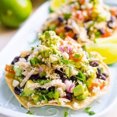 chicken tostadas