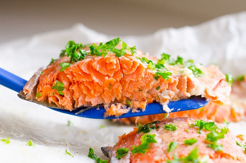 baked salmon in foil