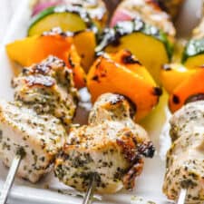 Greek Chicken Kabobs Ifoodreal